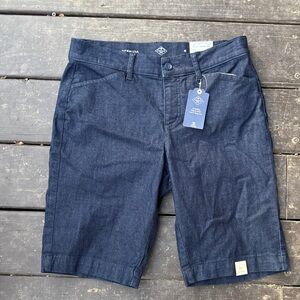 St. John's Bay Dark Navy Denim Shorts